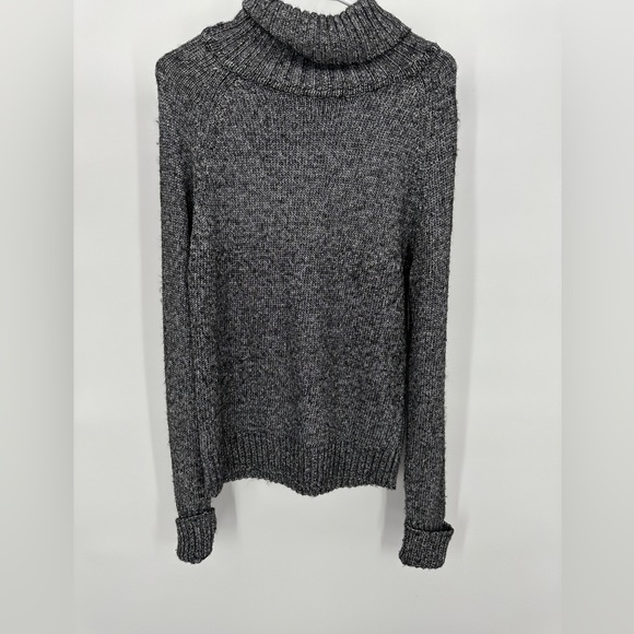 Anthropologie Sweaters - Anthropologie | Women’s M Medium Gray Metallic Turtleneck Sweater